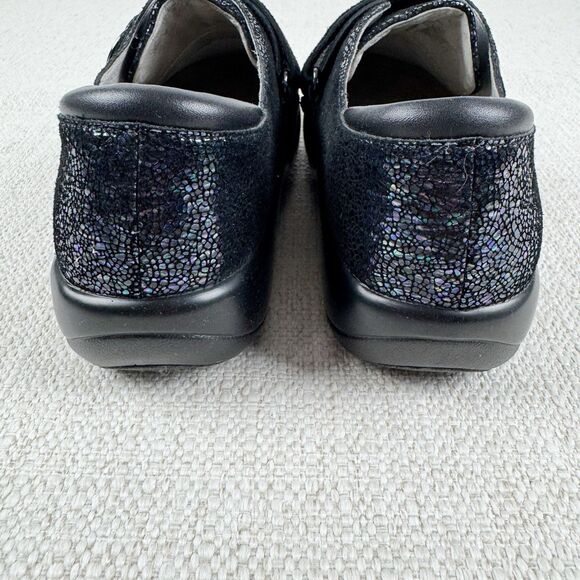 Alegria Joleen Myraid Iridescent Shimmer Women's Leather Clogs Size 38 - Picture 4 of 14